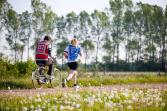 Fietser en loper