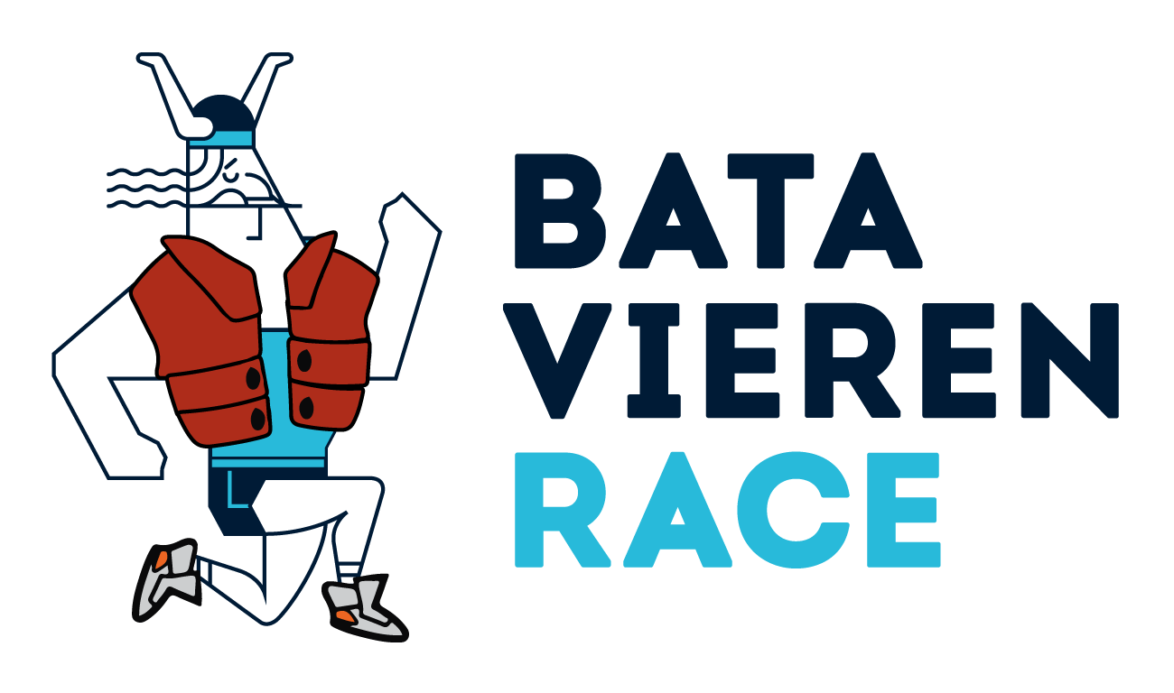 Batavierenrace logo back to the future style